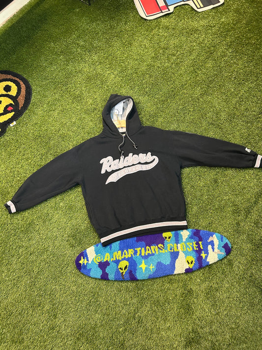 Vintage 90s Raiders Football Starter Hoodie W/Pockets