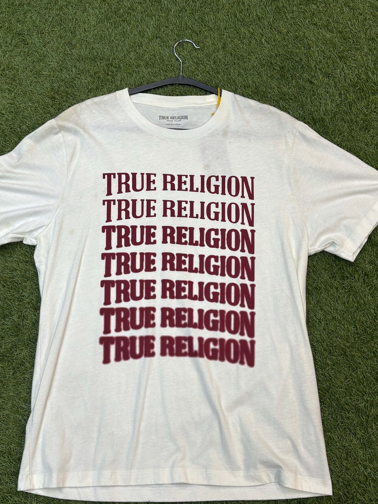 True Religion Fading Letter Tee