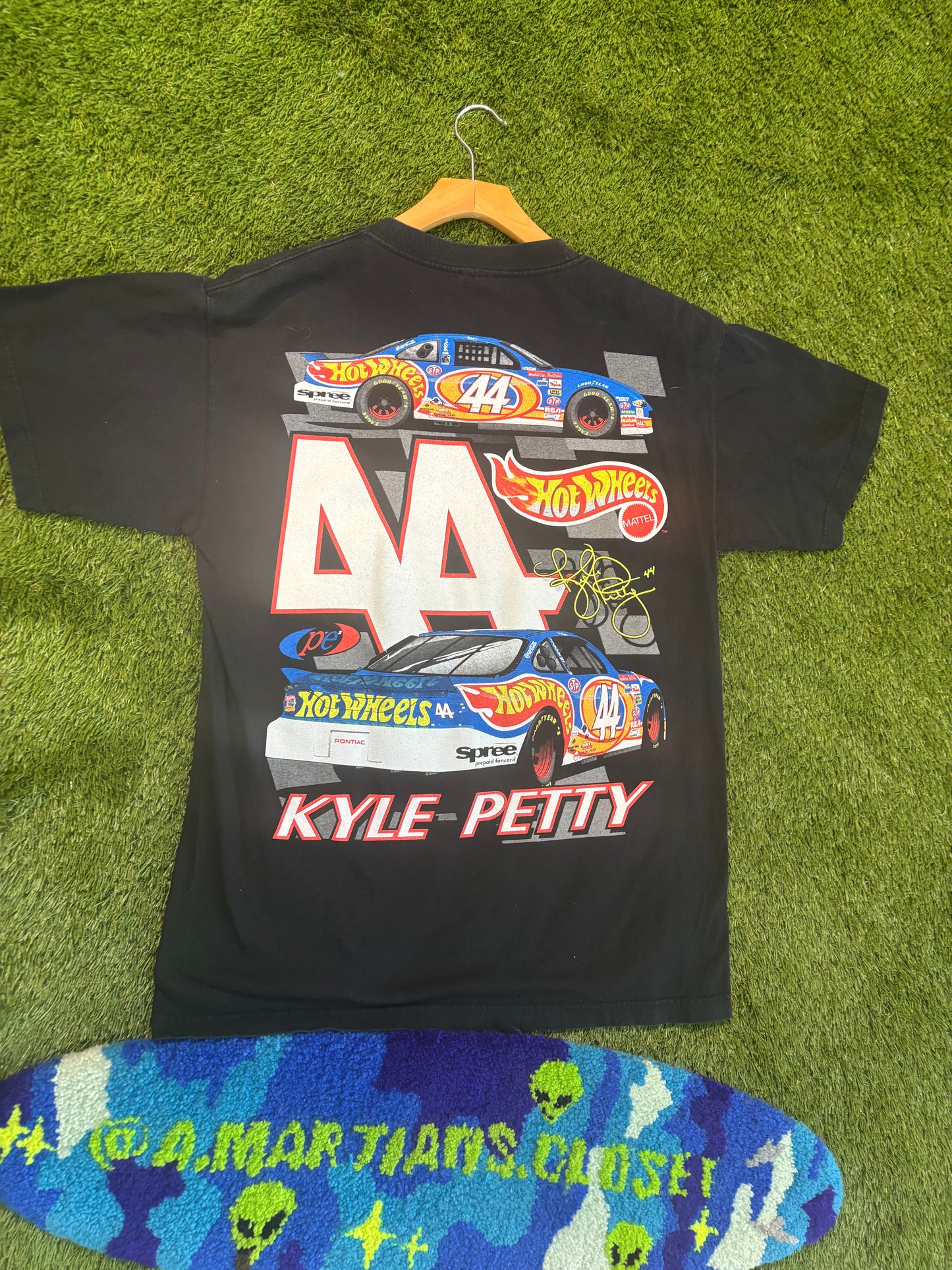 Vintage 1998 Kyle Petty Hot Wheels NASCAR Tee