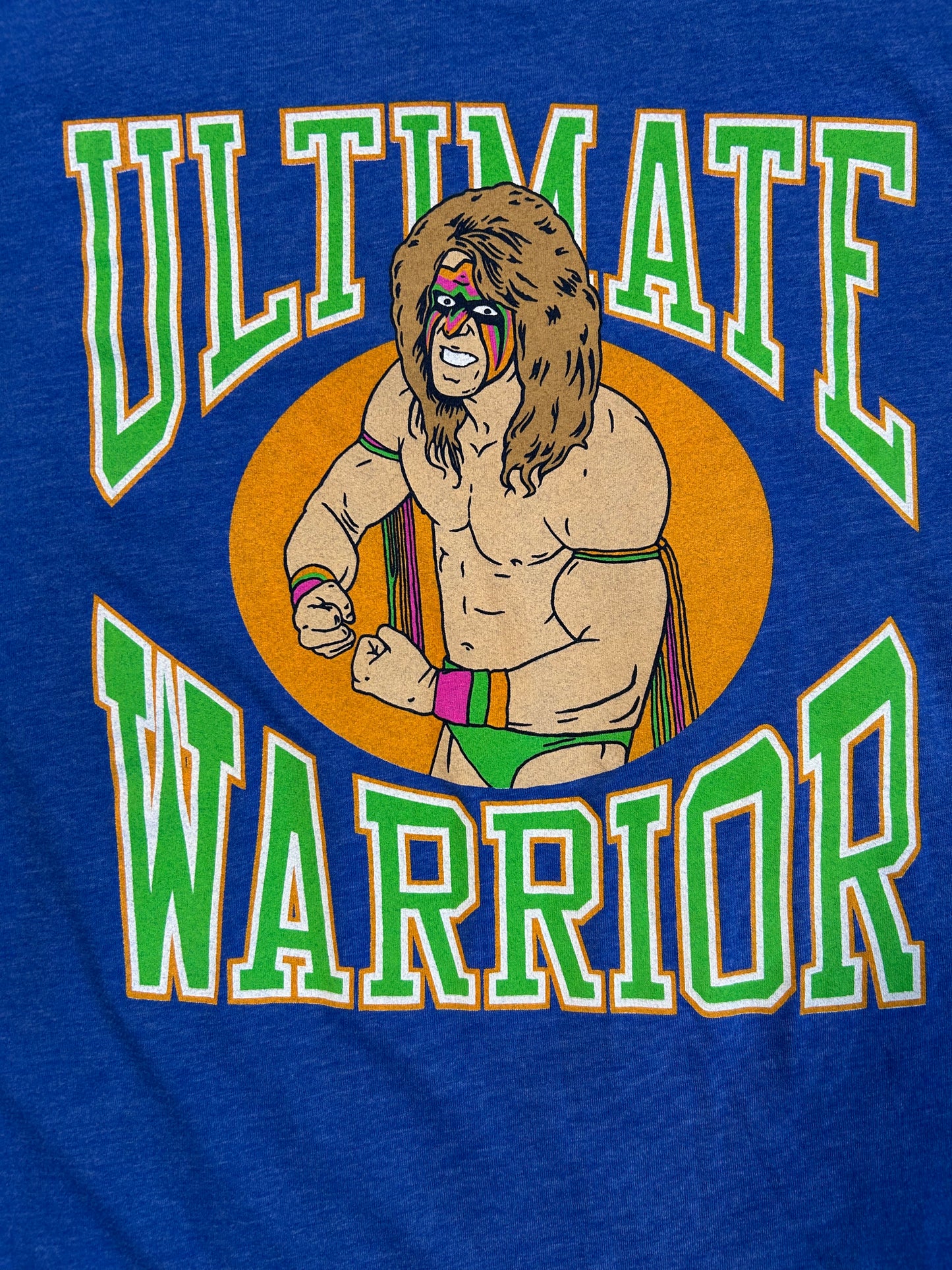 Retro Style Reprint Ultimate Warrior Wrestler Tee