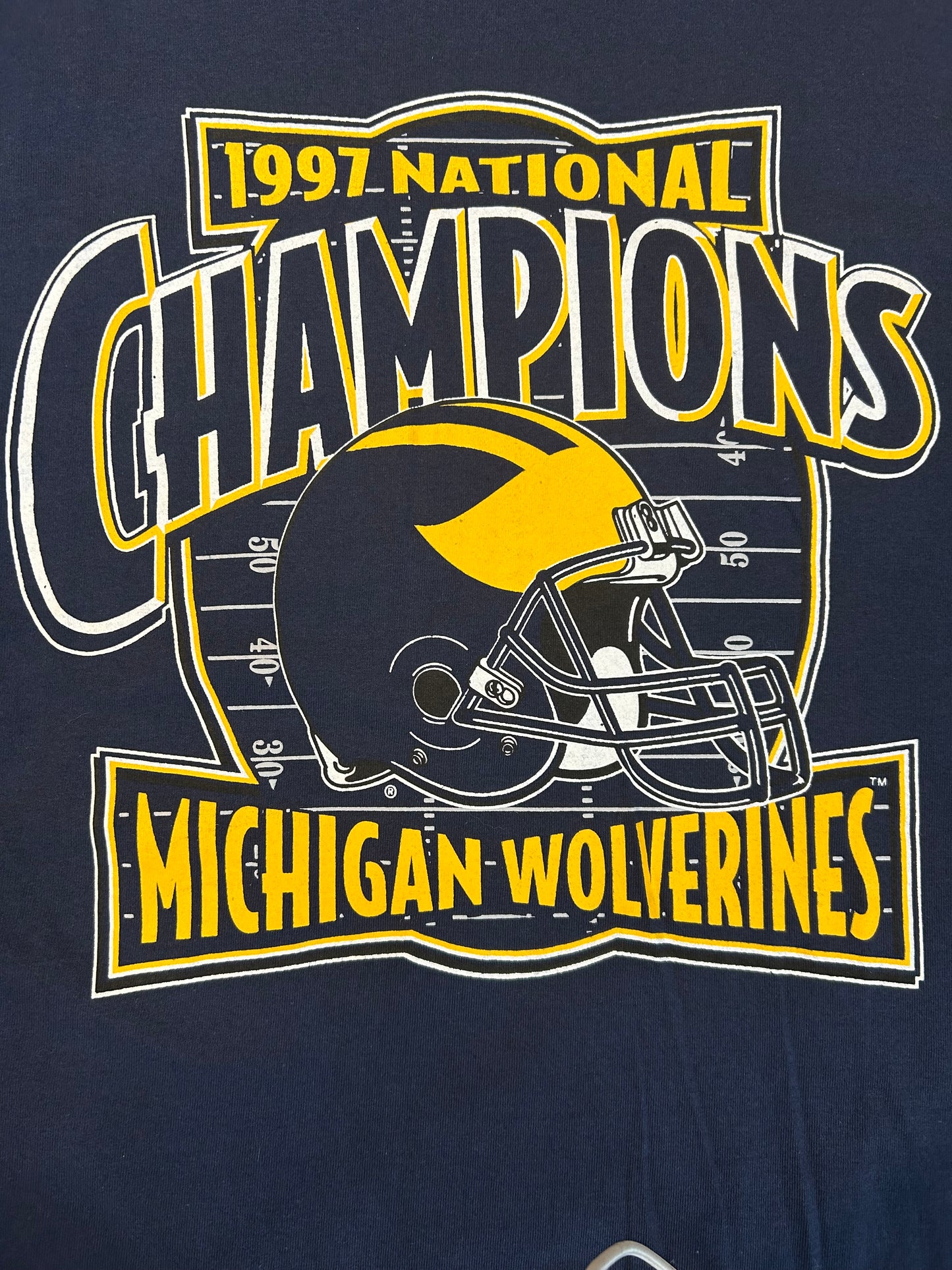 Vintage 1997 National Champion Michigan Wolverines Tee