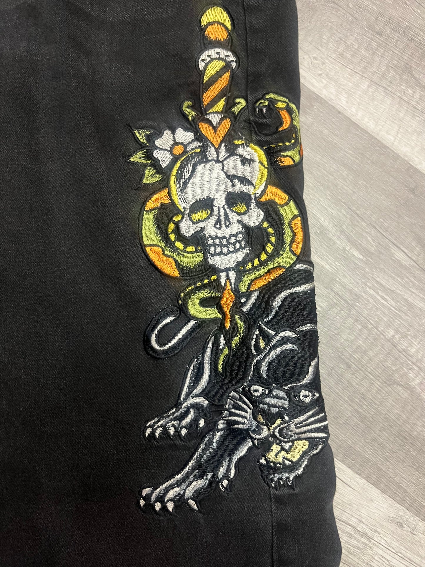 Ed Hardy Denim Black Jeans