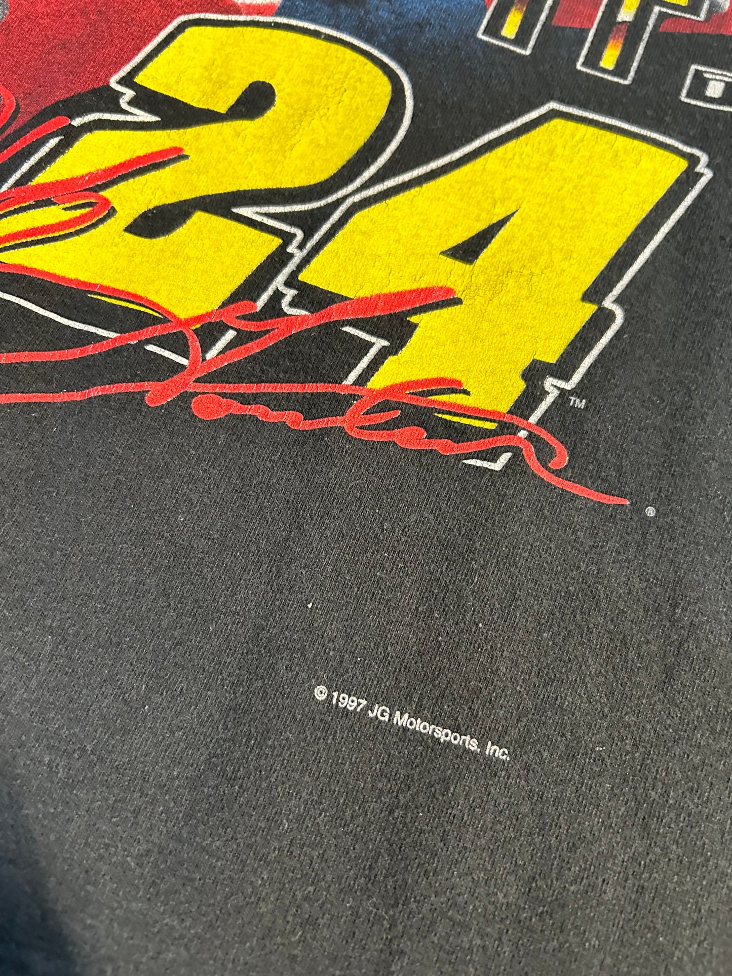 Vintage 1997 Jeff Gordon Nothing Lucky About It Tee