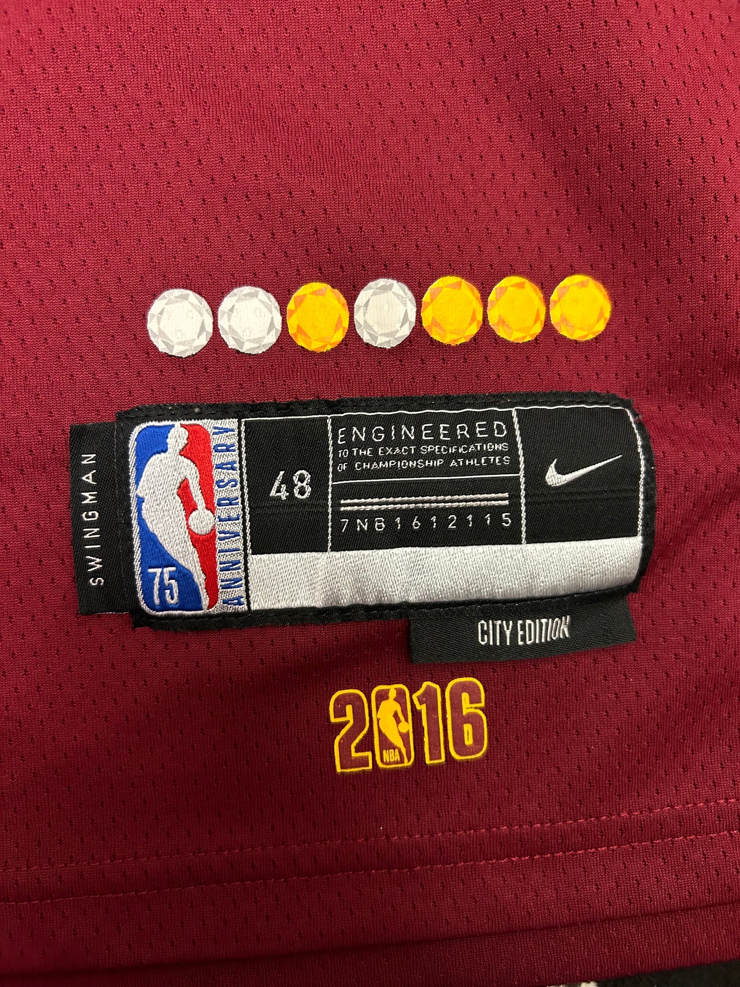 Retro Style Cleveland Cavaliers Sexton Jersey