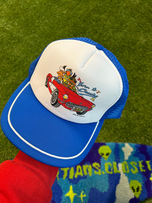 Vintage 1987 Born To Cruise Sea World Snapback