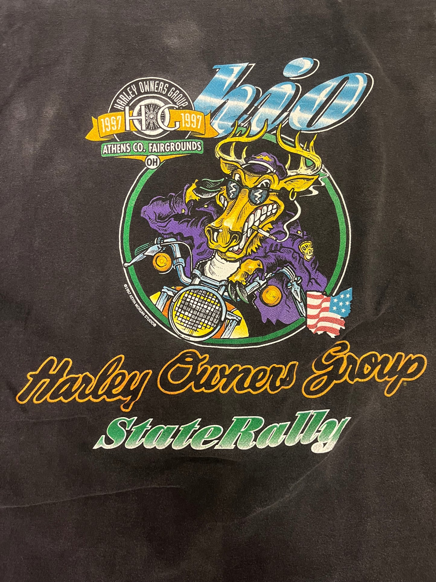 Vintage 1997 Athens Ohio Harley Owners Group