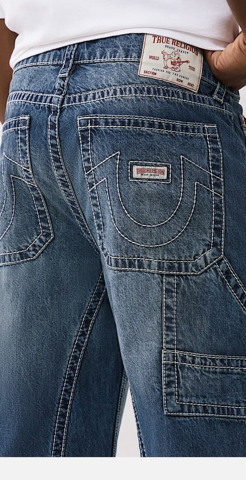 True Religion Vinny Baggy Carpenter Jeans