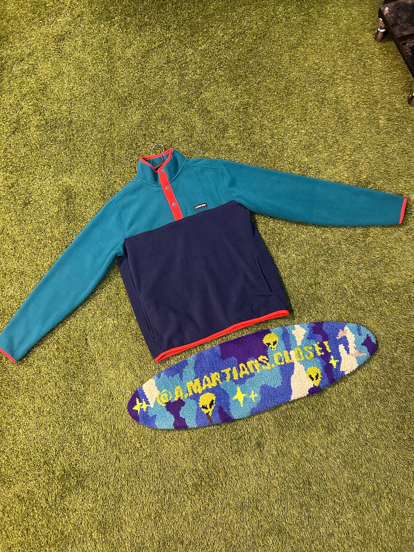 Vintage Lands End Qrt Button Down Jacket