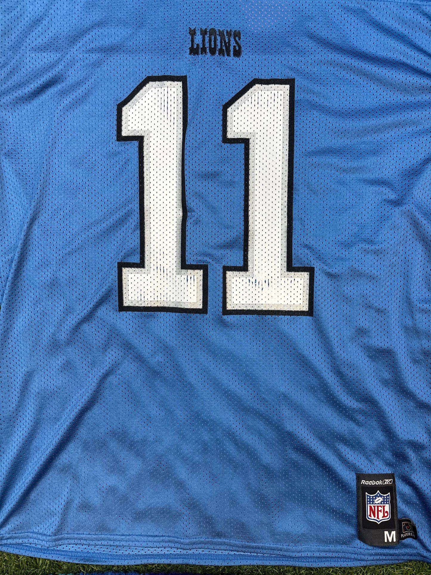 Detroit Lions R. Williams Reebok Home Jersey
