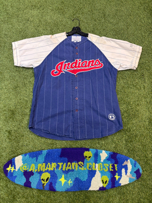 Vintage Cleveland Indians Cotton Button up Jersey