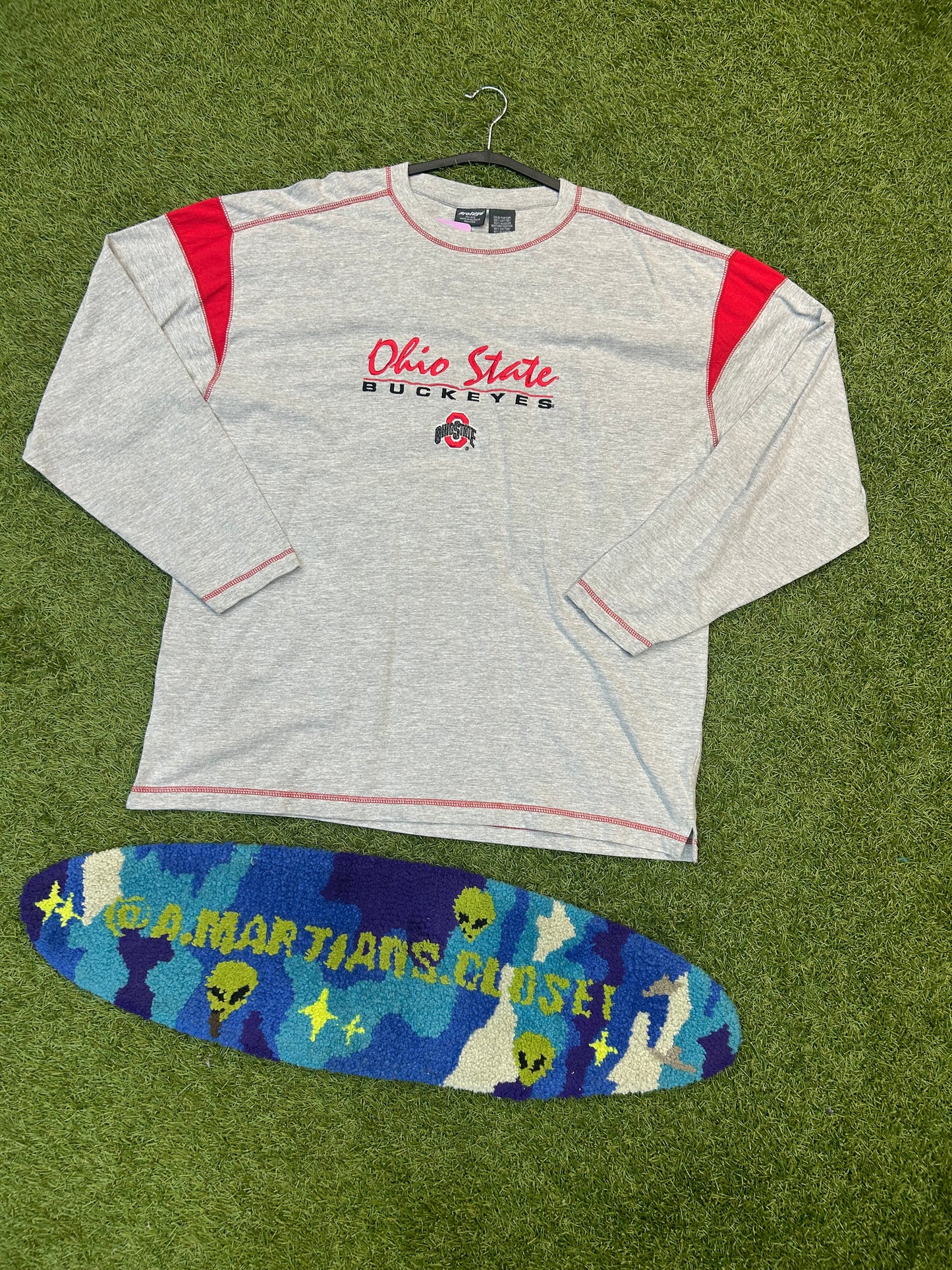 Y2K Pro Edge Embroidered Ohio State Long Sleeve Tee