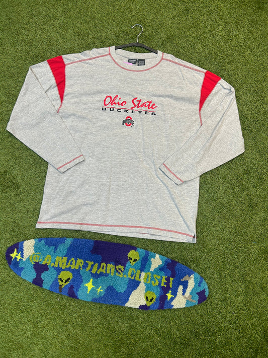 Y2K Pro Edge Embroidered Ohio State Long Sleeve Tee