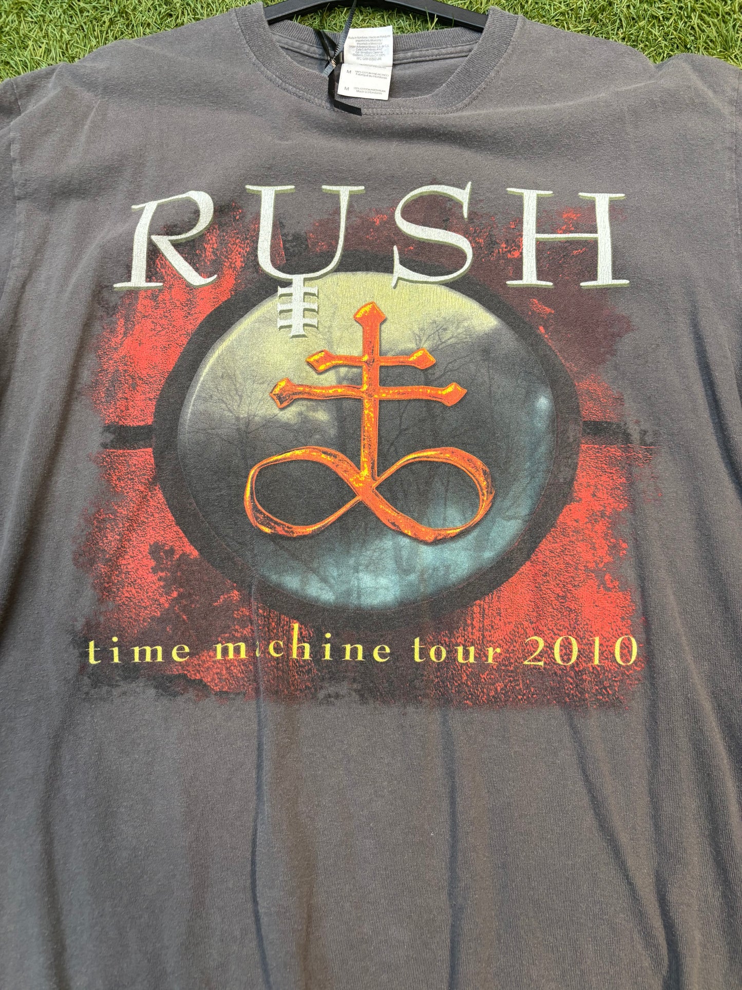 The Band Rush Time Machine Tour 2010 Graphic Tee