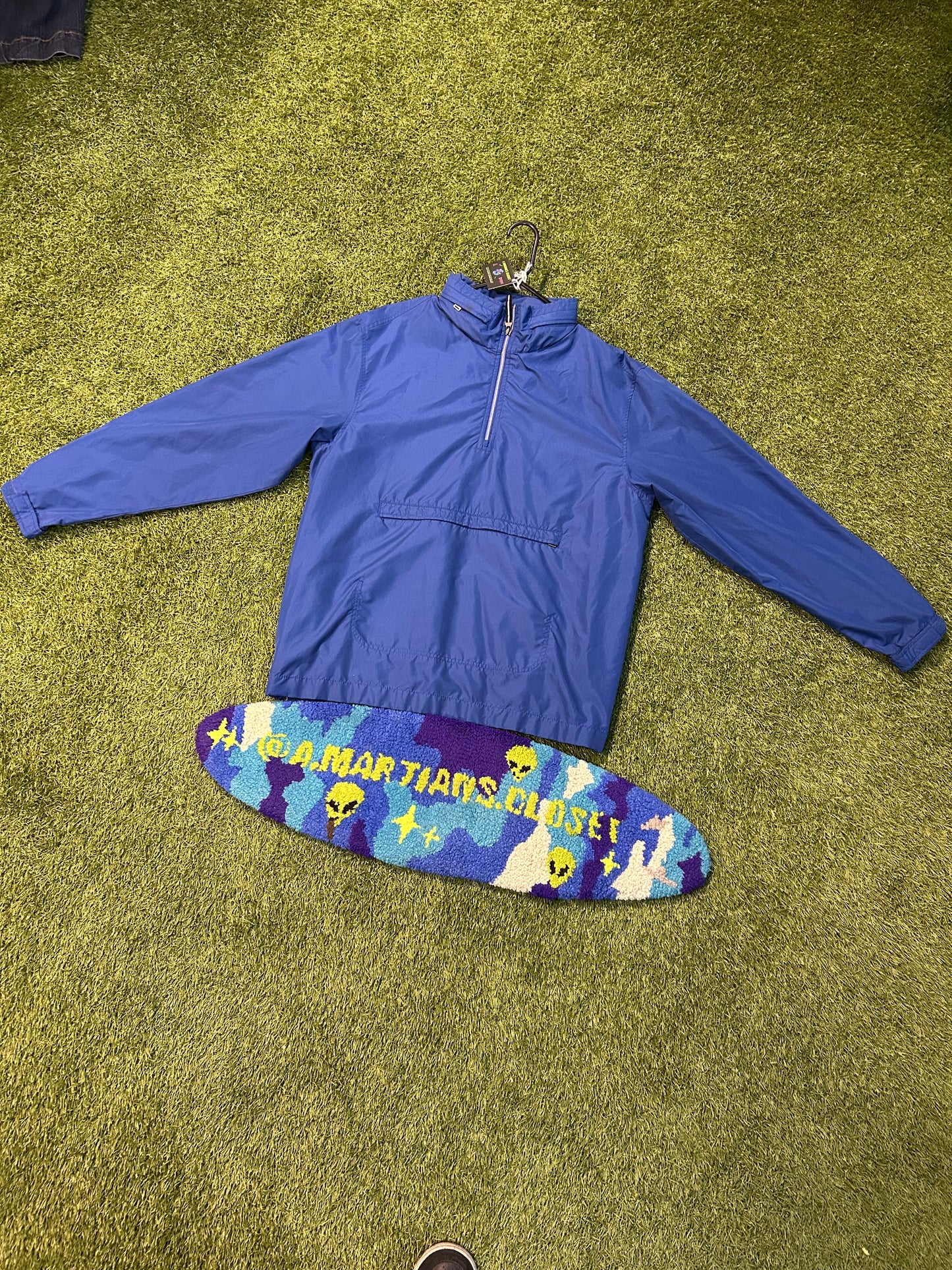 Y2K Nike QrtZip Pullover Windbreaker W/Zip Hood