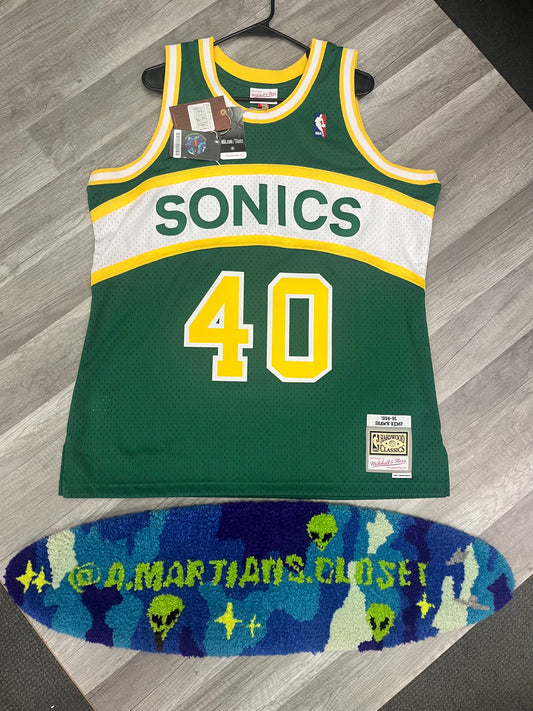 Retro Style Mitchell & Ness 1994-95 Shawn Kemp Sonic’s Jersey