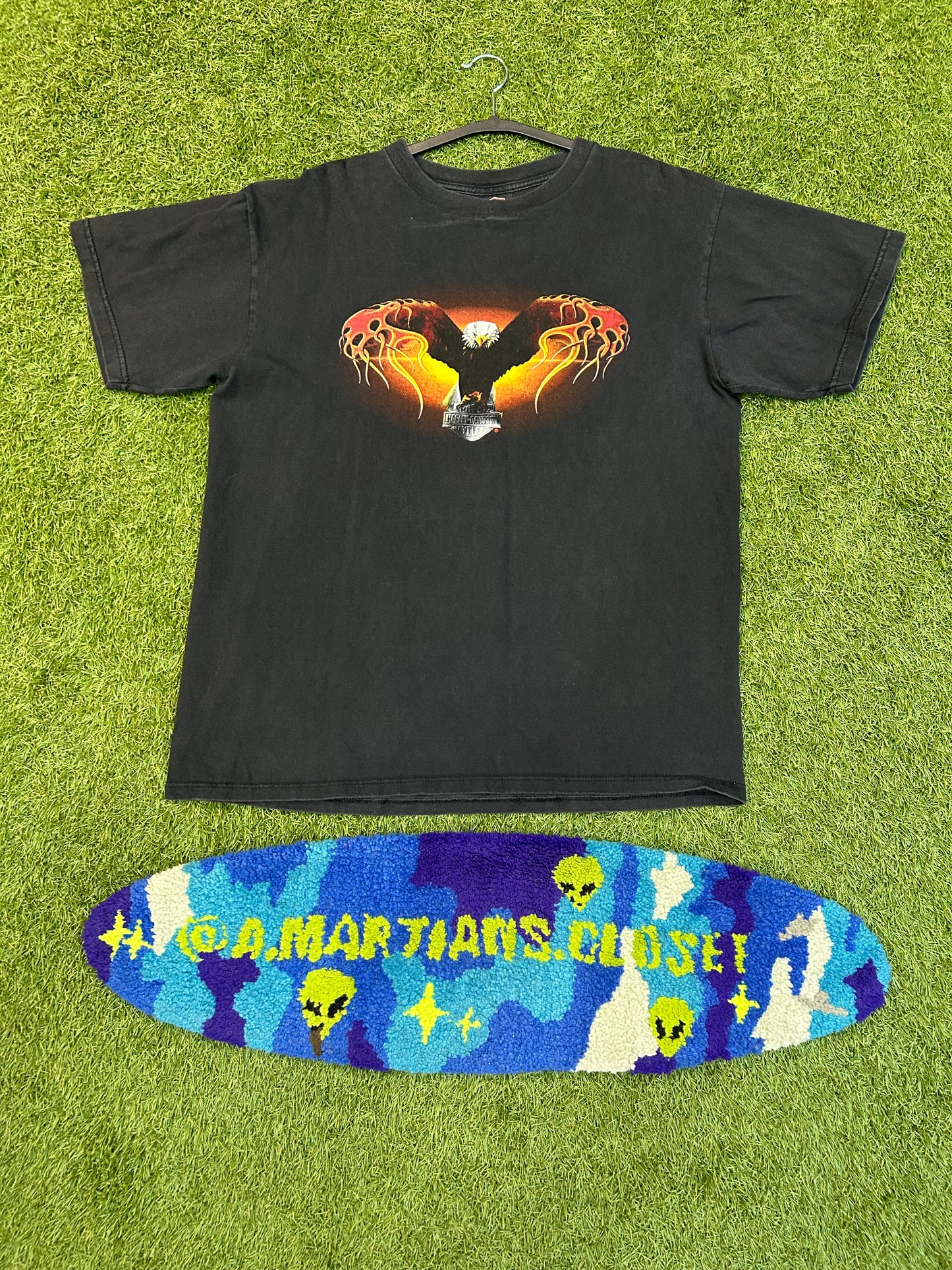 Y2K Harley Davidson Fire Bird Tee