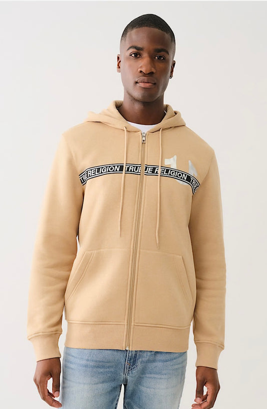 True Religion Foil Taping Zip Jacket