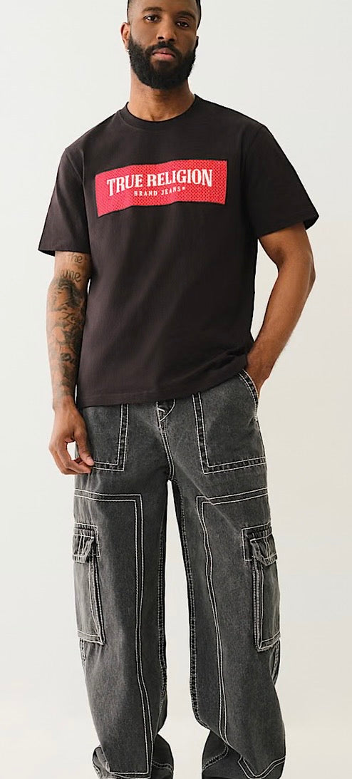 True Religion Baggy Big T Cargo Jeans