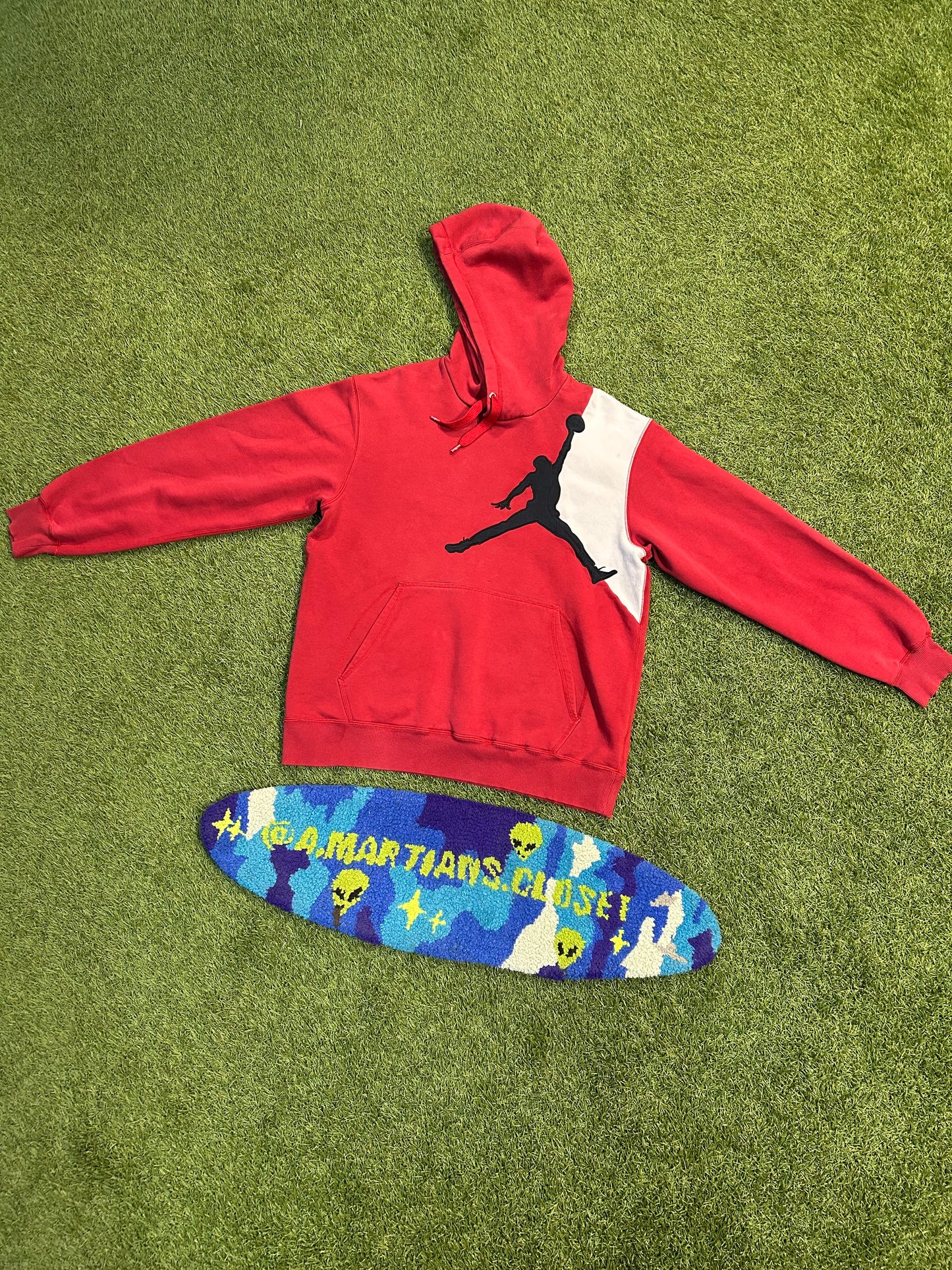 Y2K Air Jordan Big Jumpman Logo Hoodie