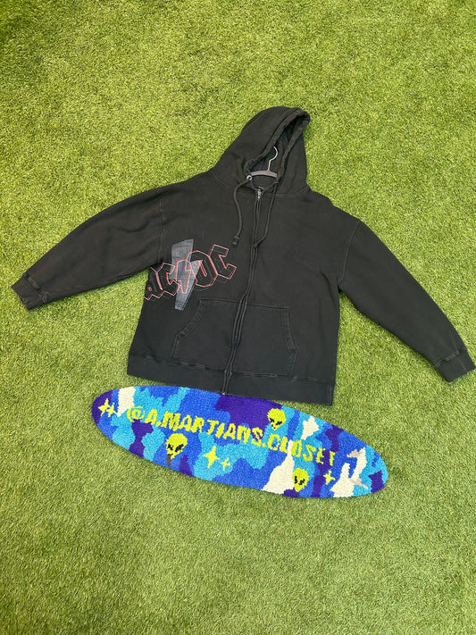 2007 AC DC Back In Black ZipUp Hoodie