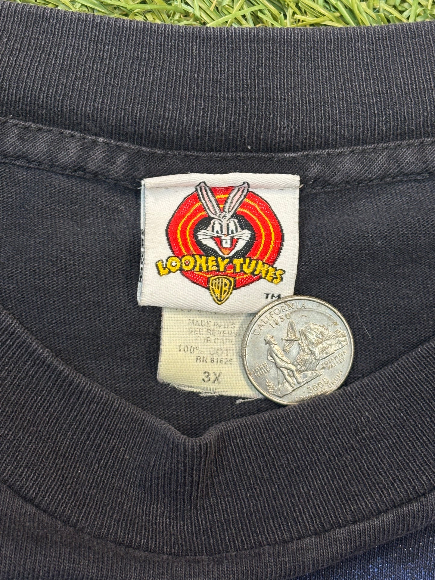 Vintage 1997 Tasmania Devil Biker Reflection Tee