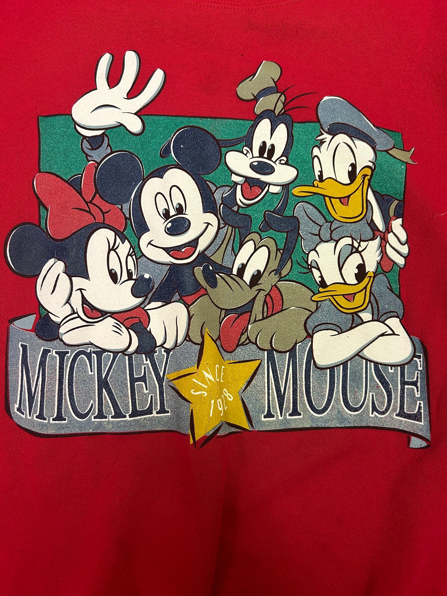 Vintage 90s Mickey Mouse and Friends Crewneck