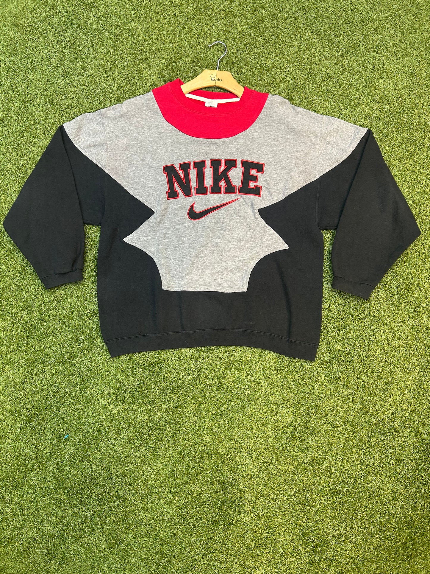 Vintage Nike ReWorked Big Logo Crewneck