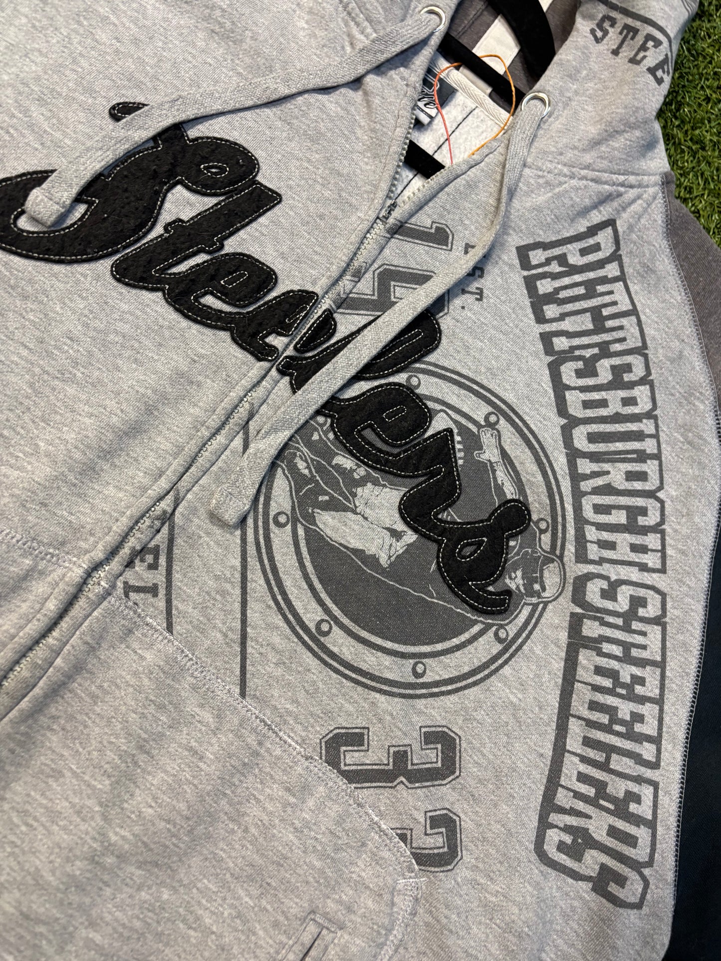 Multi Grey Pittsburgh Steelers No Huddle Tag Size 2XL