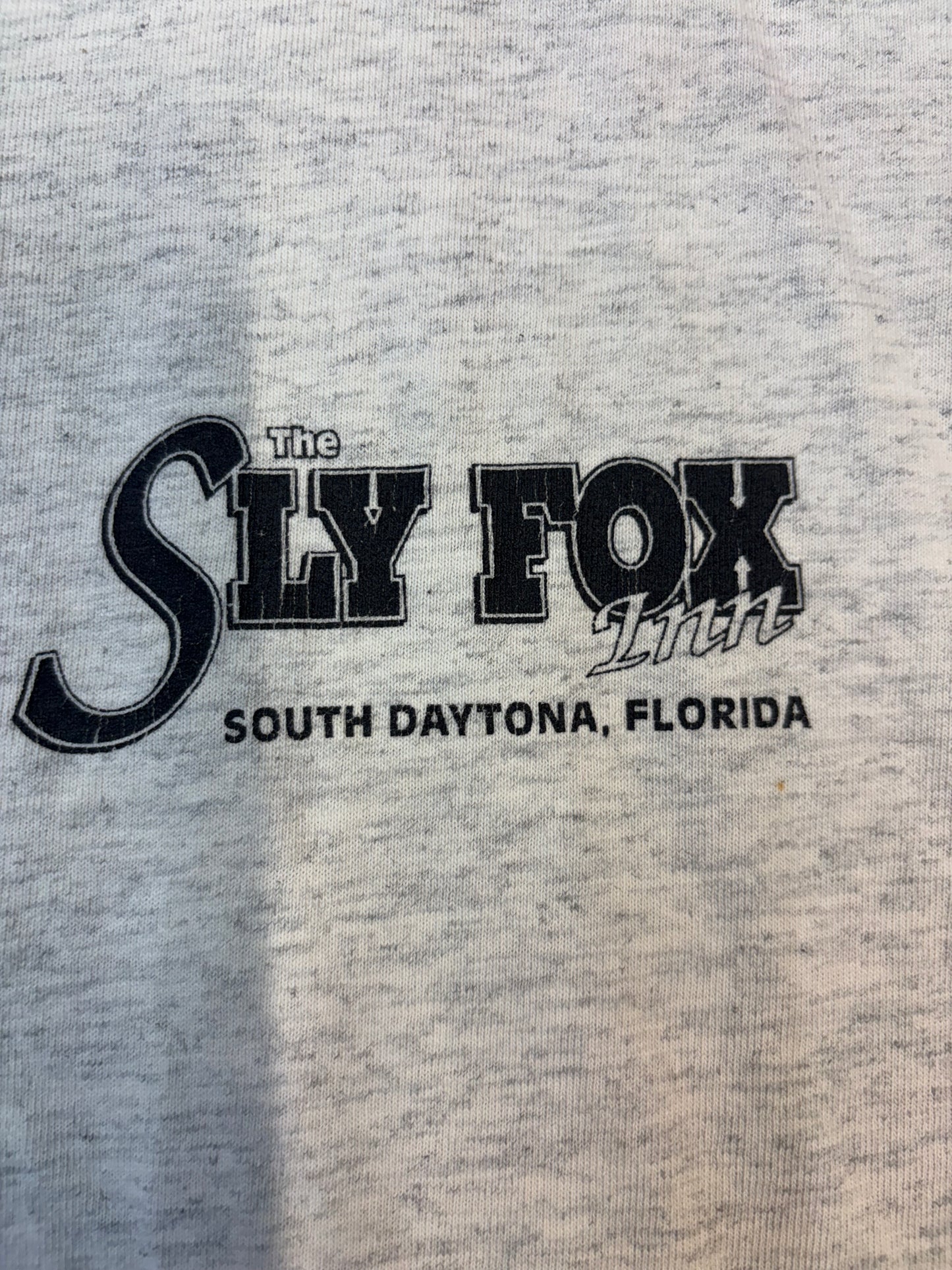 Vintage Heather Gray Tee Sly Fox Inn