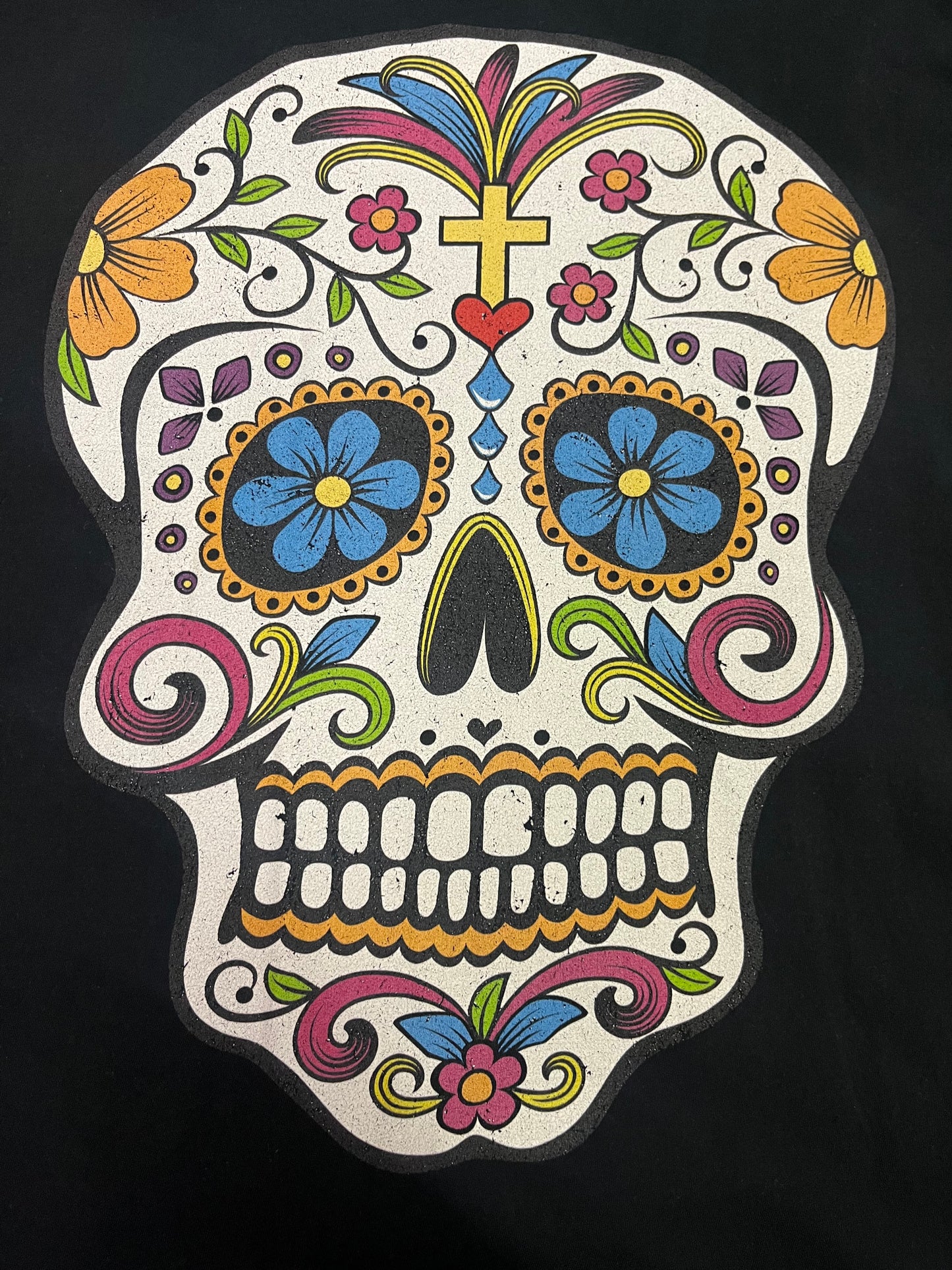 Retro Style Mexican Sugar Skull Tee