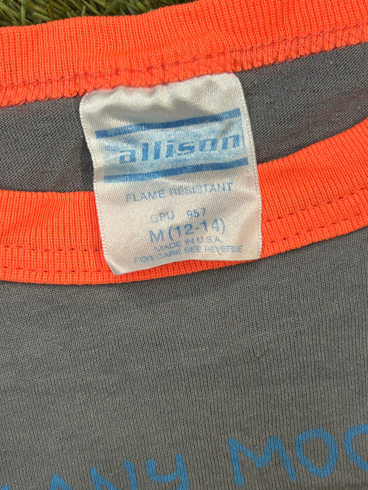 Vintage 1990 The Many Moods Of Bart Simpson Kids Long Sleeve Tee