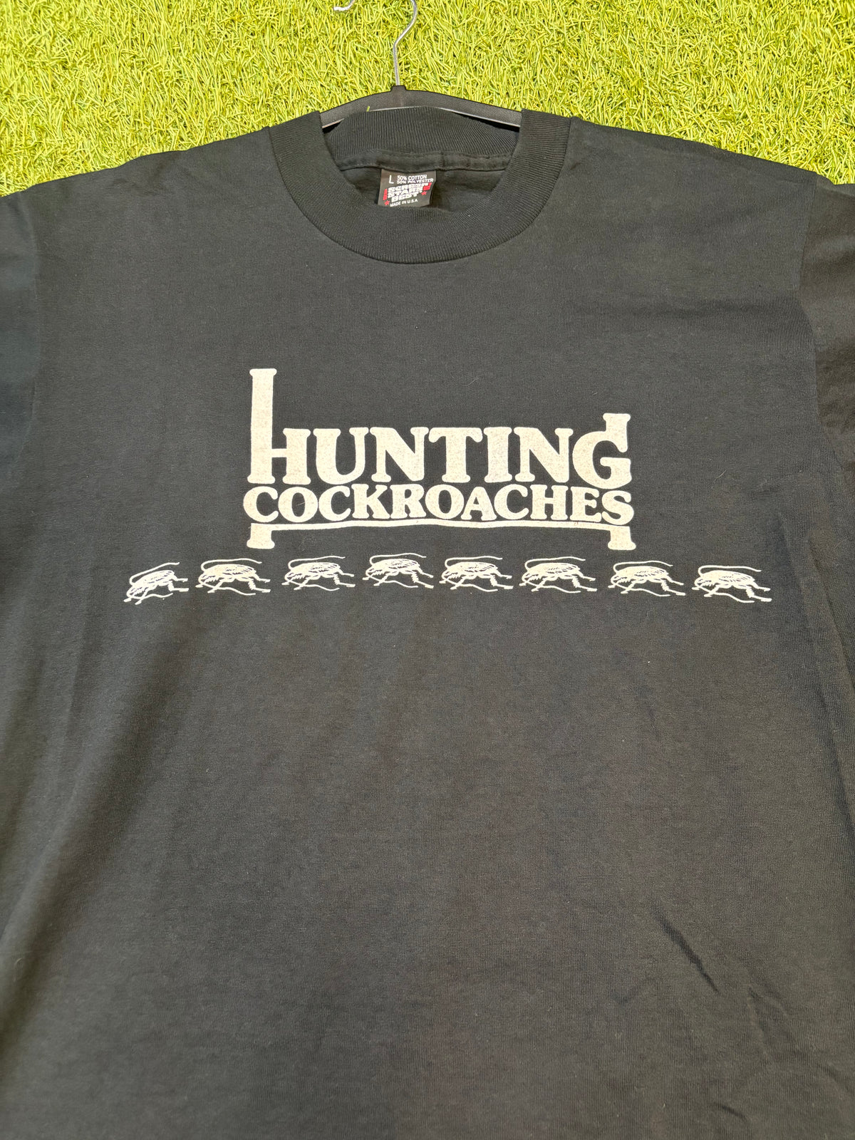 Vintage 1990 Hunting Cockroaches World Tour Tee