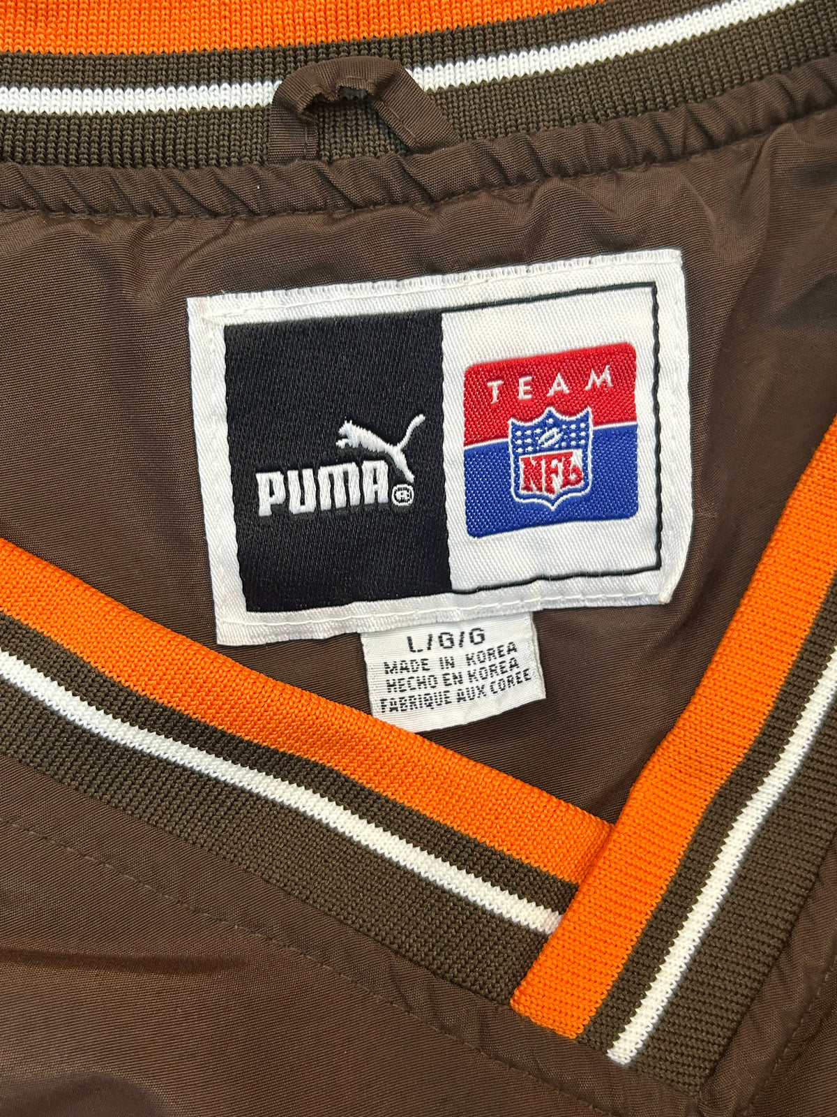 Vintage 90s Puma X NFL Cleveland Browns Pullover Fleece Crewneck