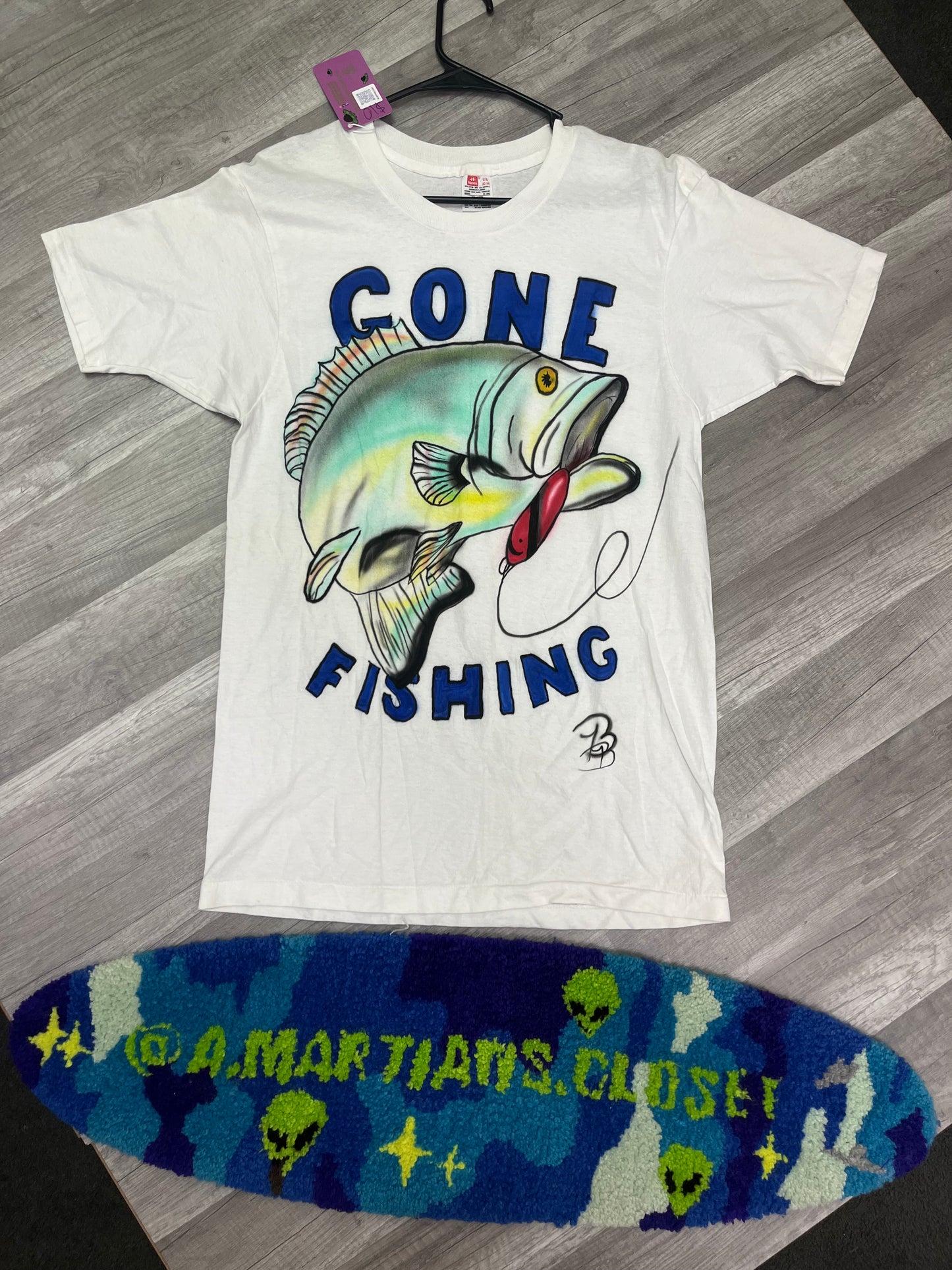 Retro Style Gone Fishing Tee