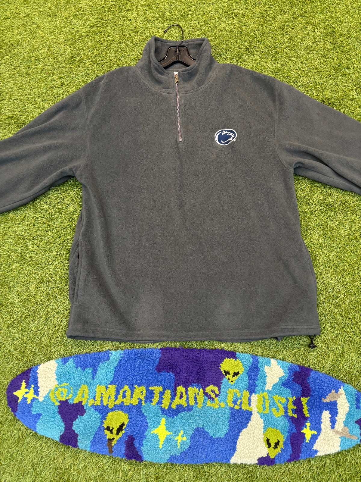 Gray Penn State Nittany Lions Gray Quarter Zip