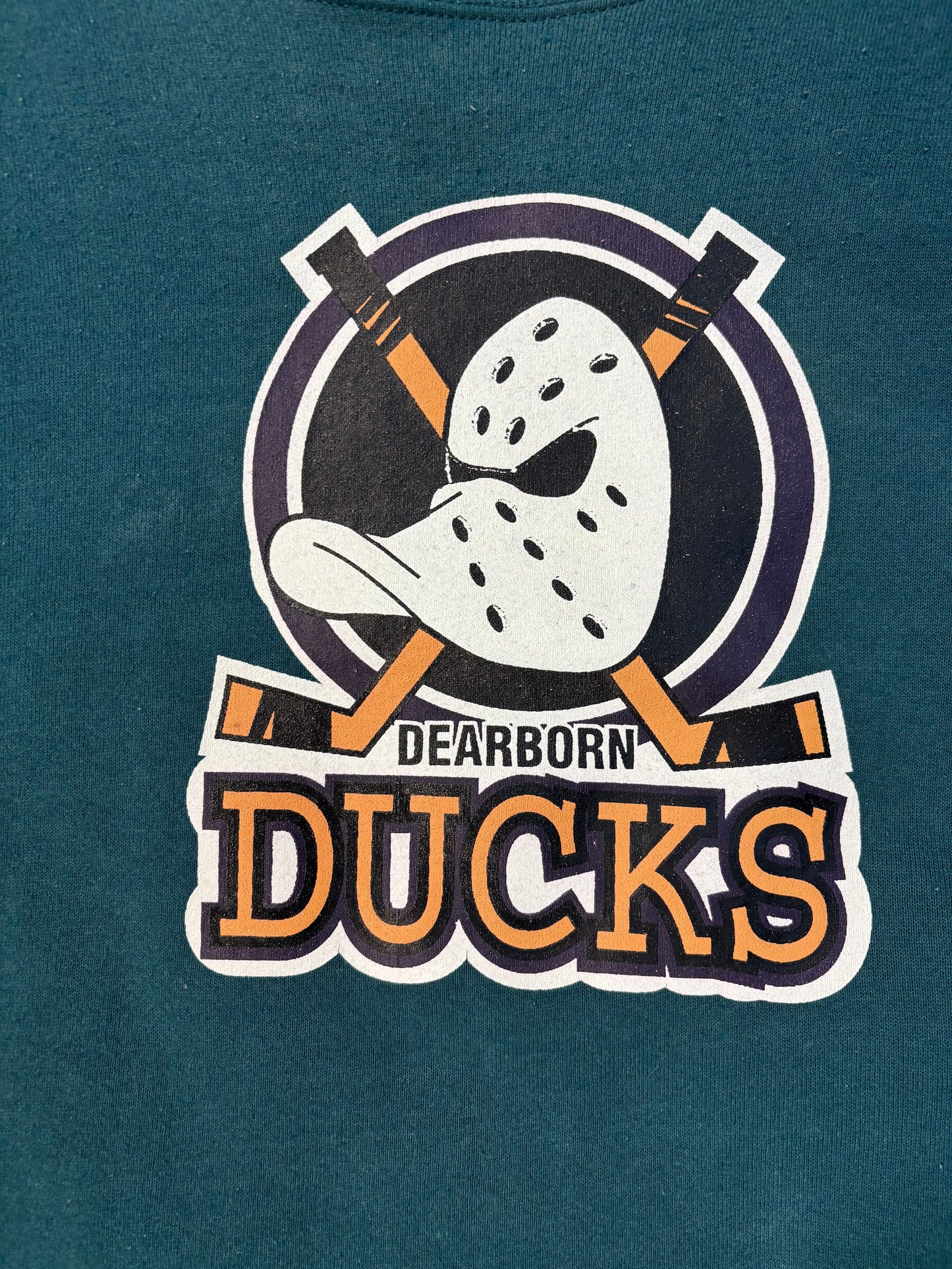 Green Dearborn Ducks Crewneck Sweater Size XL
