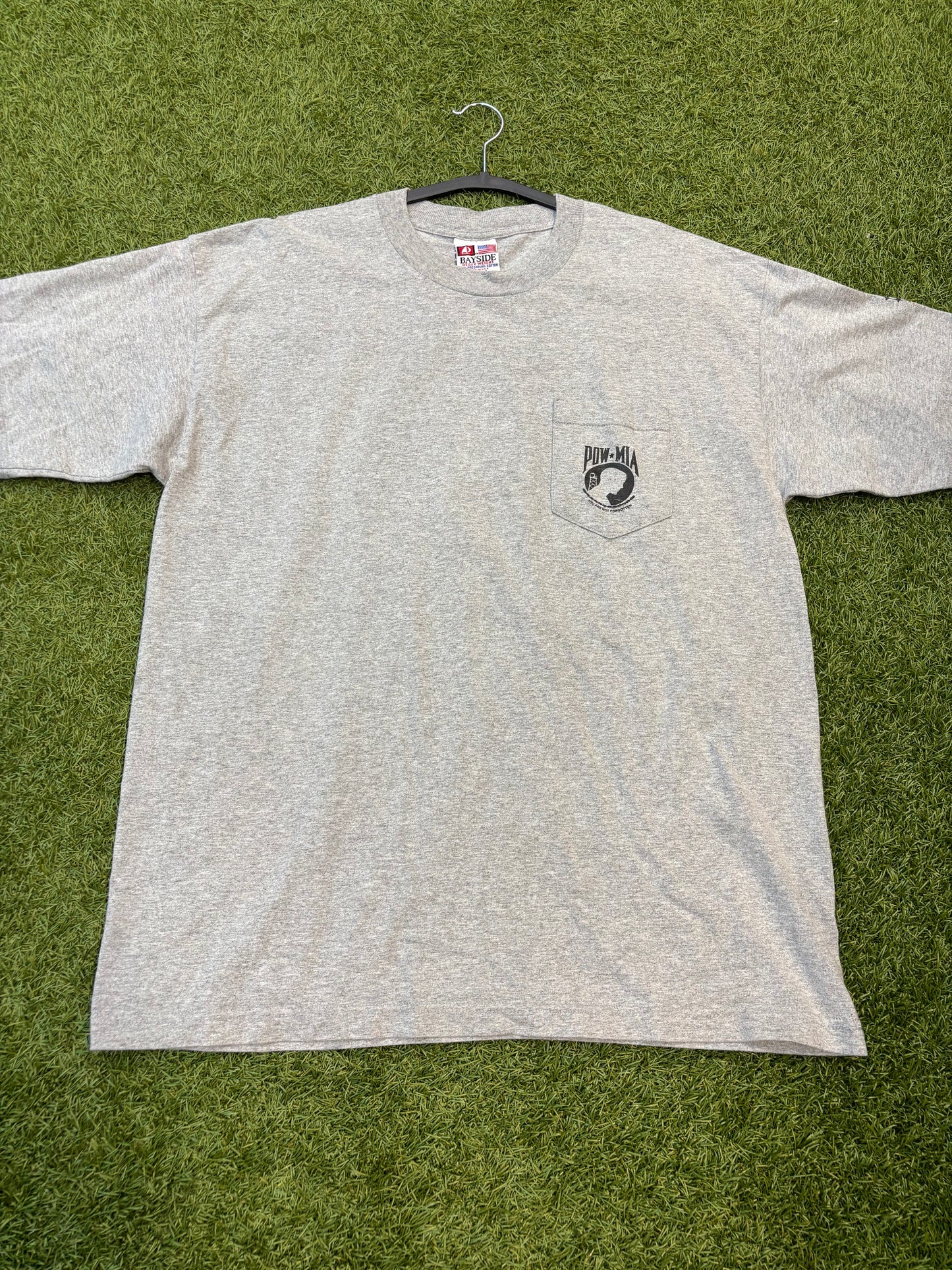 Gray POW-MIA Graphic Tee