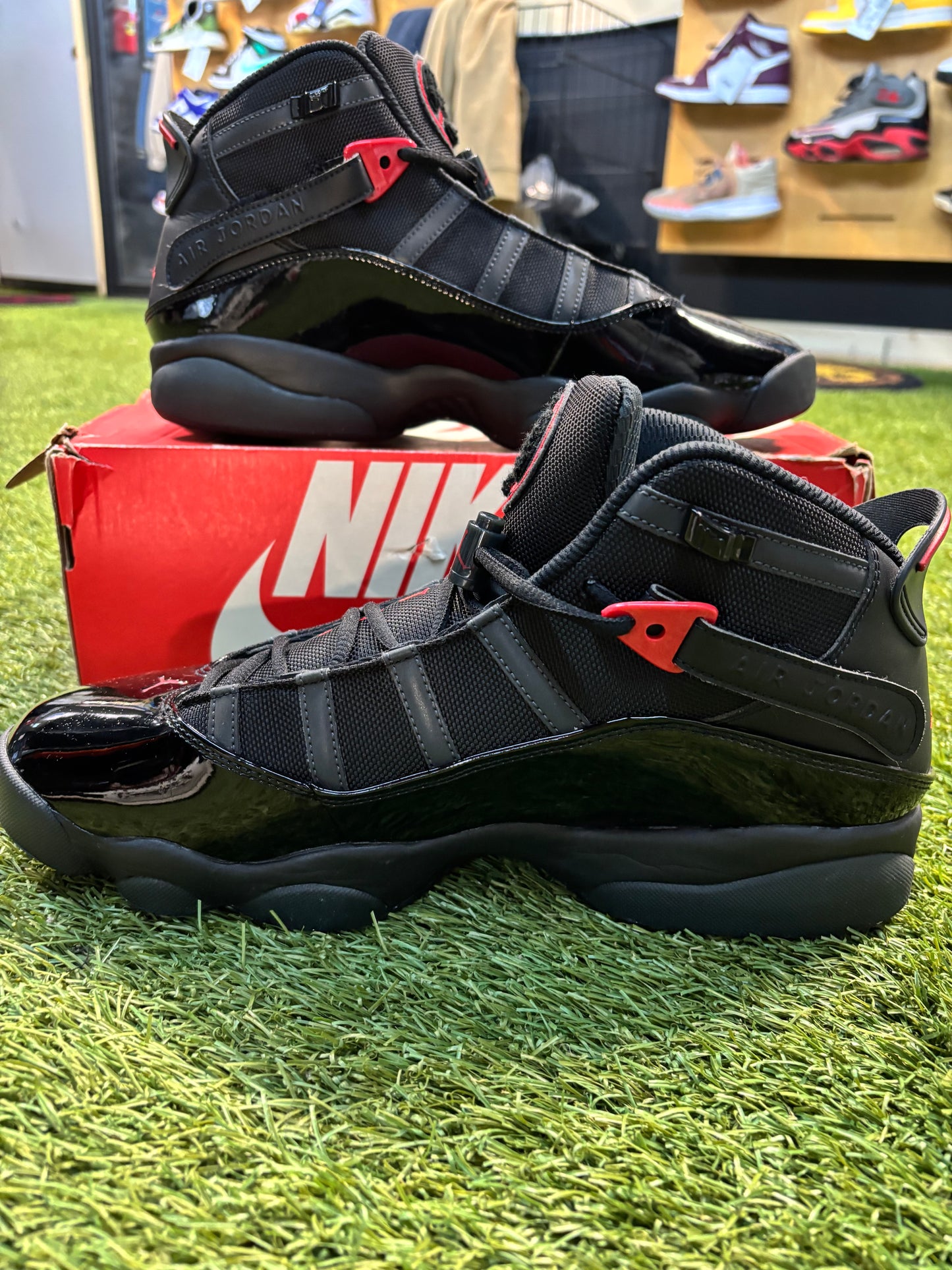 Jordan Six Rings dirty bred size 12