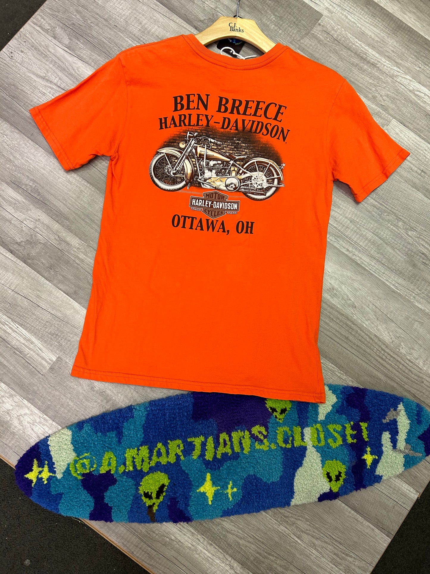 Retro Style 2015 Harley Davidson Ottawa Ohio Tee