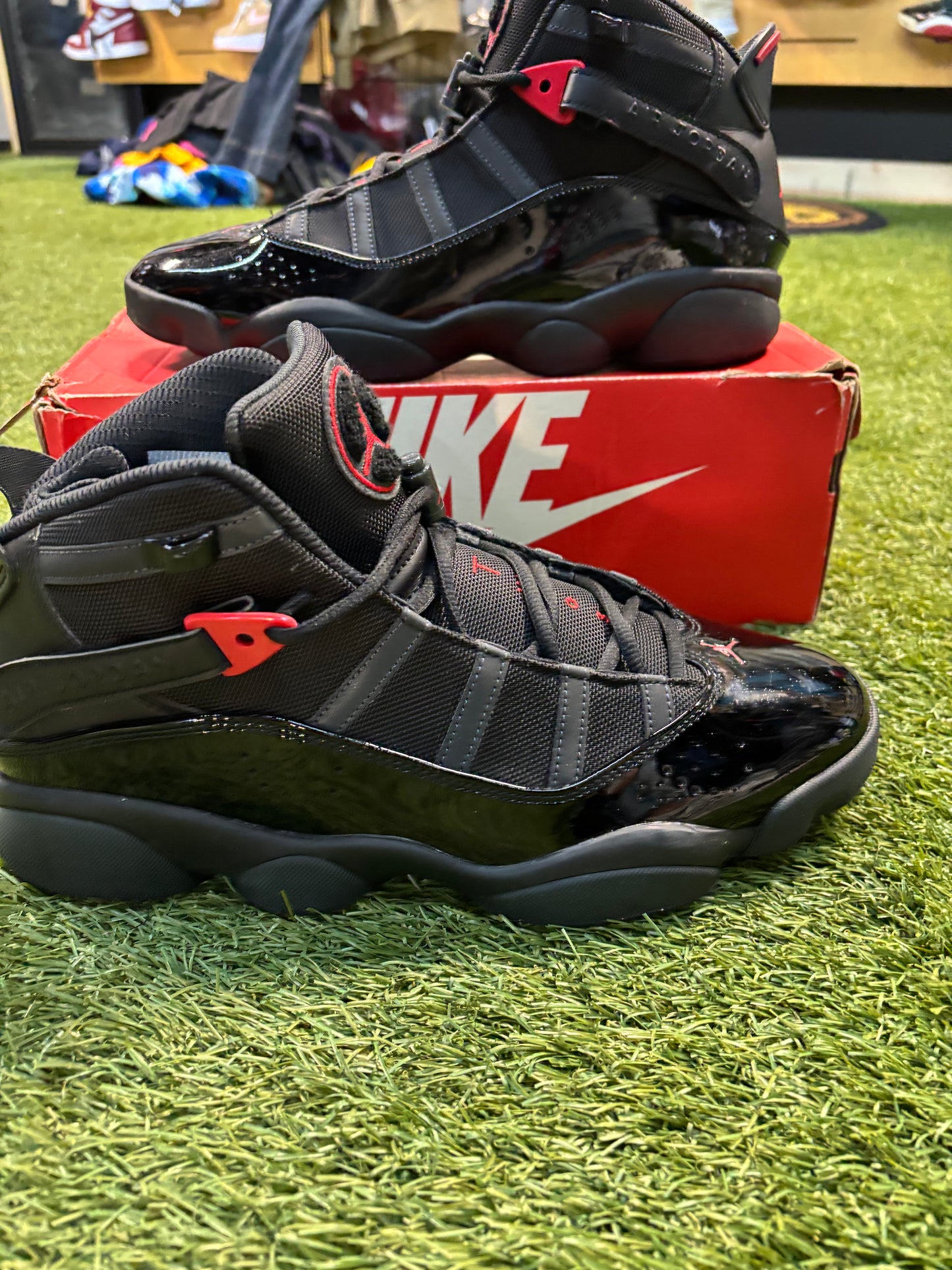 Jordan Six Rings dirty bred size 12