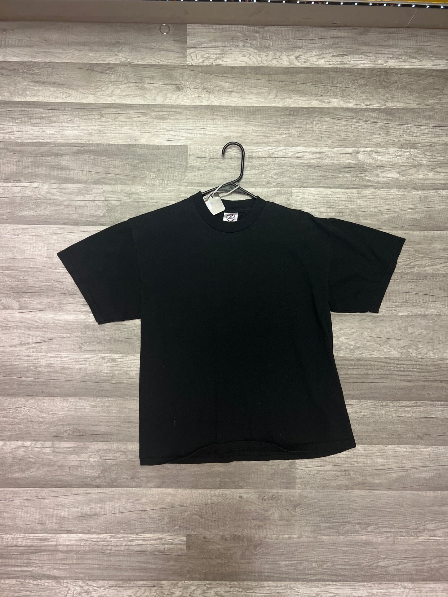 Vintage Plain Black Tee