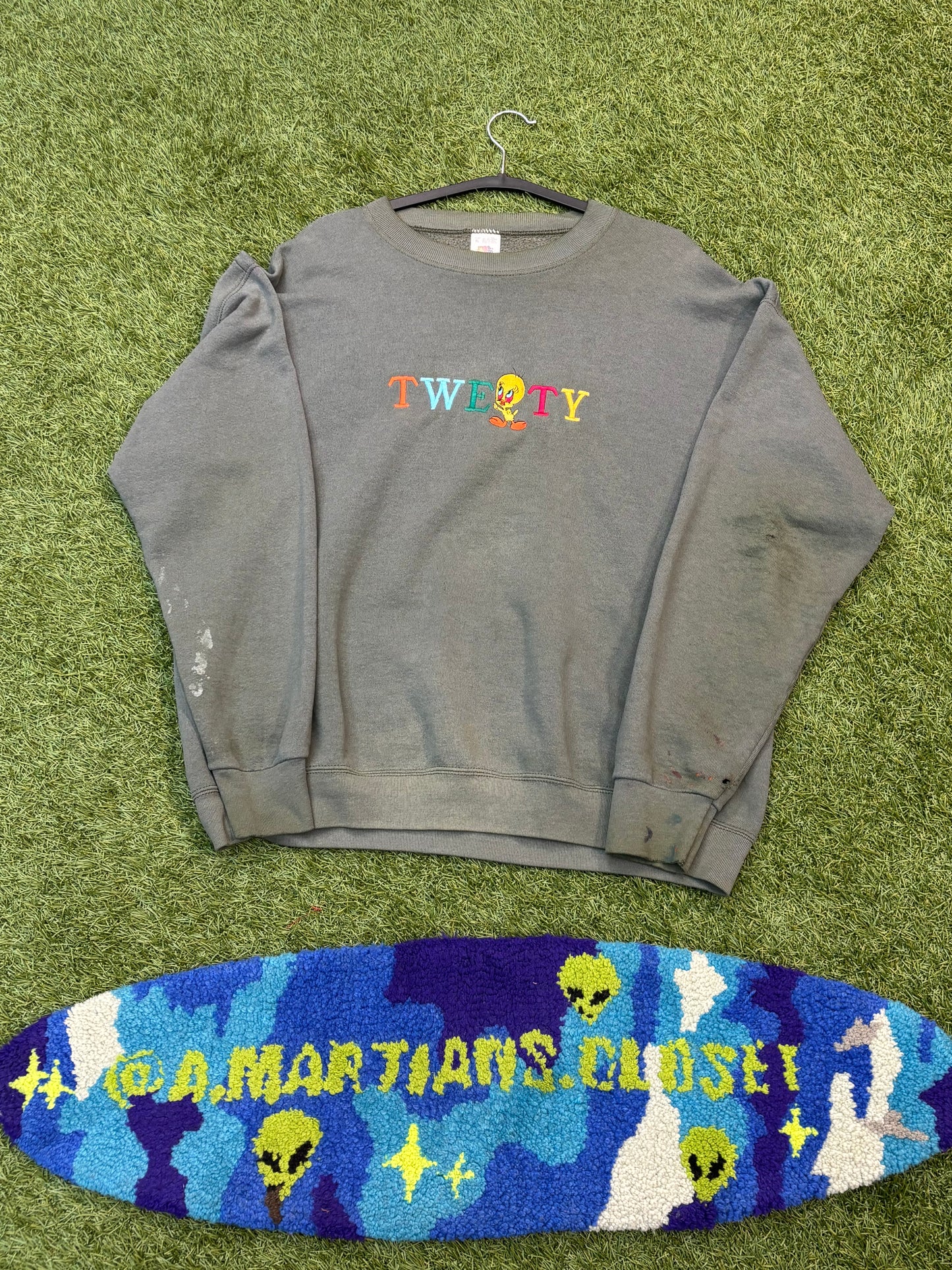 Embroidered Tweety Sweatshirt