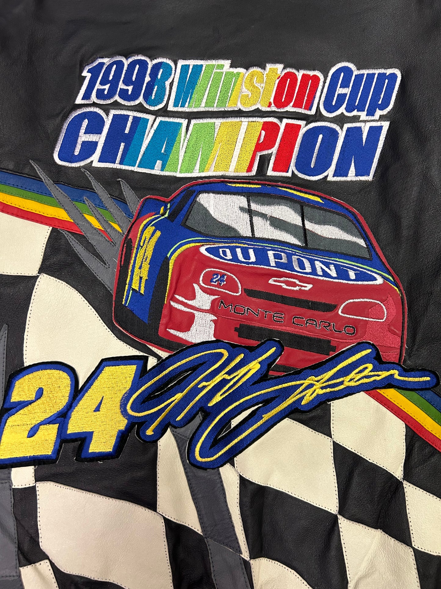 Super Rare Vintage 1998 Jeff Gordon Winston Cup Champion NASCAR Jacket