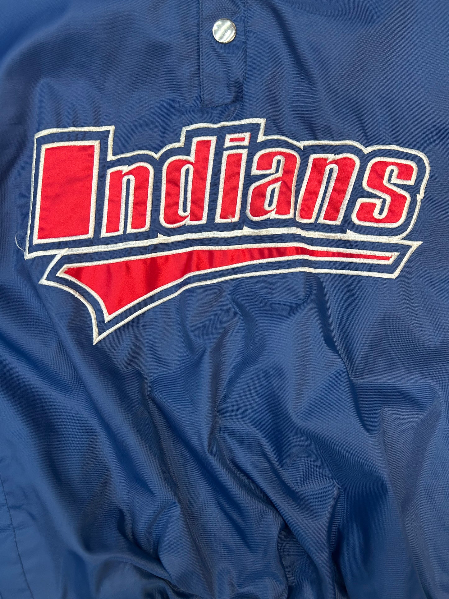Vintage 90s Starter Cleveland Indiana’s Windbreaker Pullover