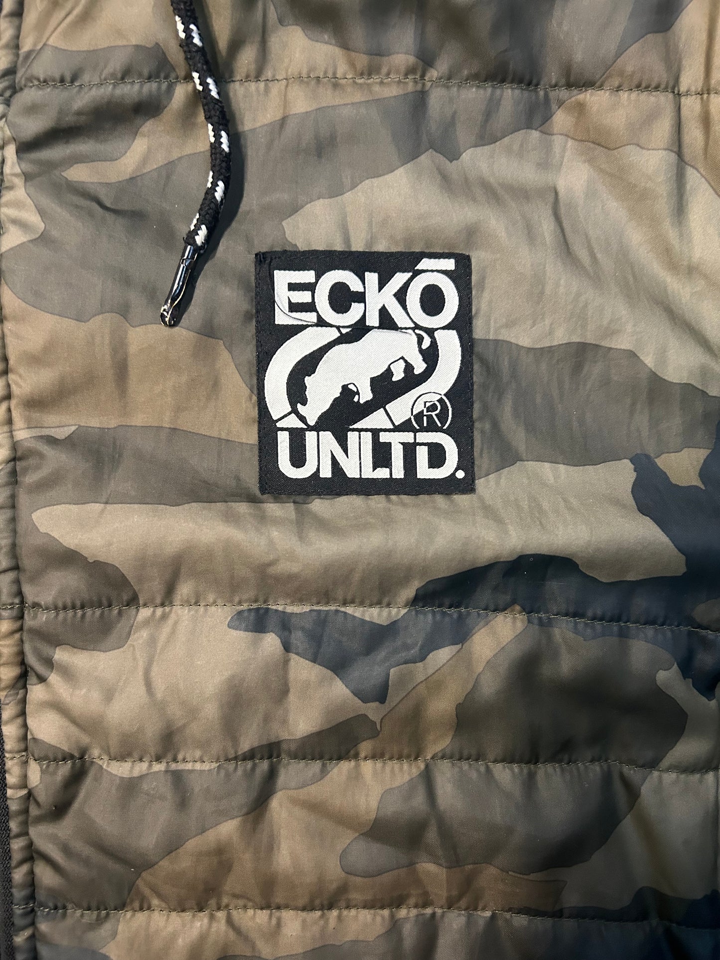 Y2K Ecko Enltd Camo Jacket W/Inside Lining