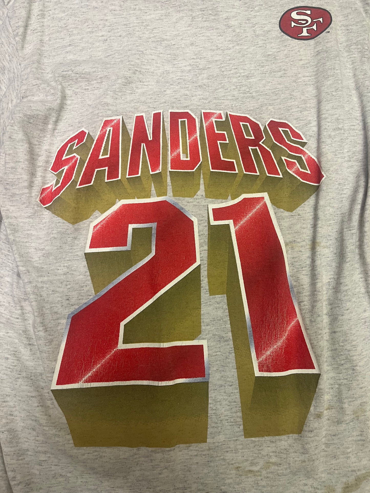 Vintage 1994 San Francisco 49ers #21 Sanders Tee