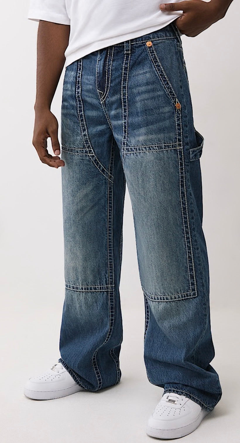True Religion Vinny Baggy Carpenter Jeans