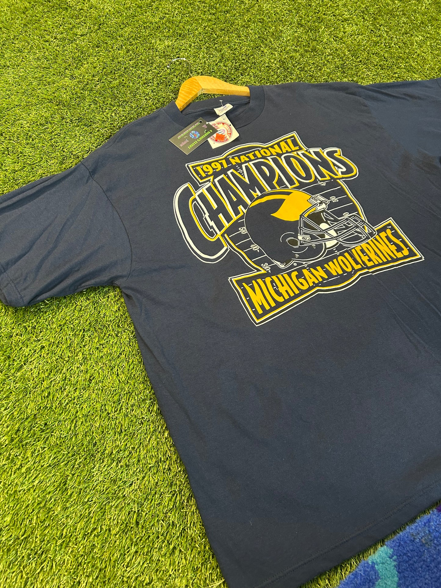 Vintage 1997 National Champion Michigan Wolverines Tee