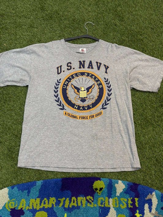 Y2K U.S Navy Logo Tee