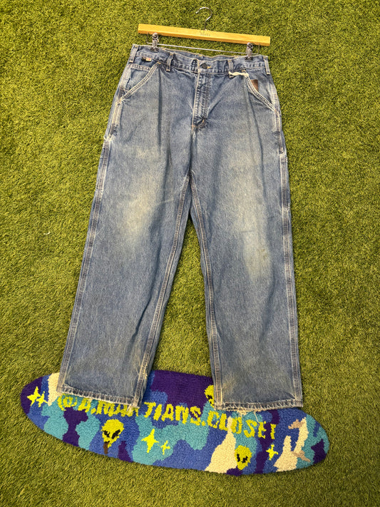 Vintage Carhartt Carpenter Blue Jeans